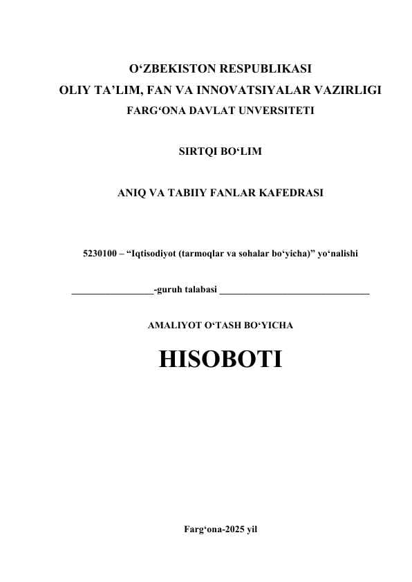 Amaliyot xisoboti ipoteka banki