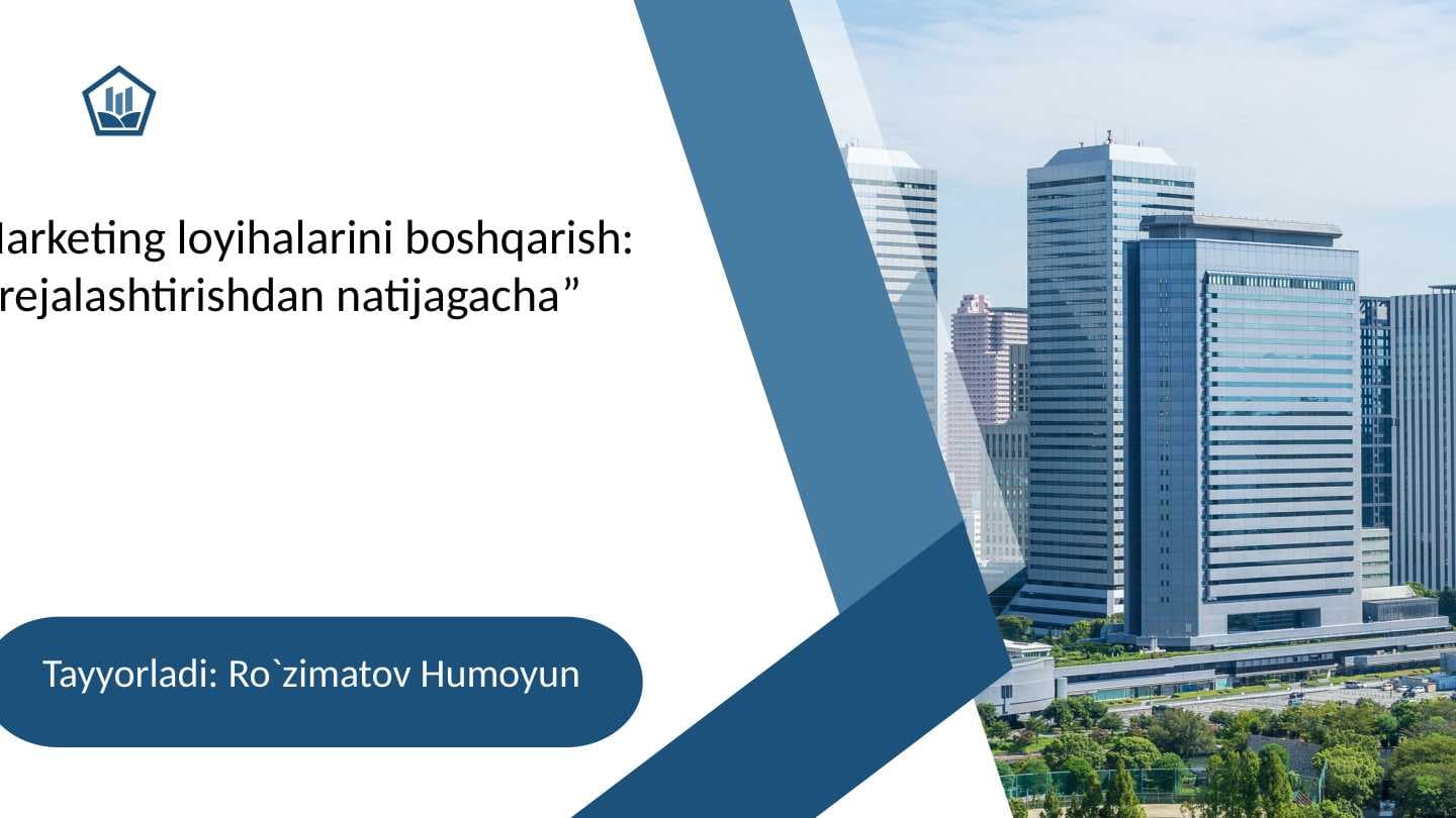 Marketing loyihalarini boshqarish: rejalashtirishdan natijagacha