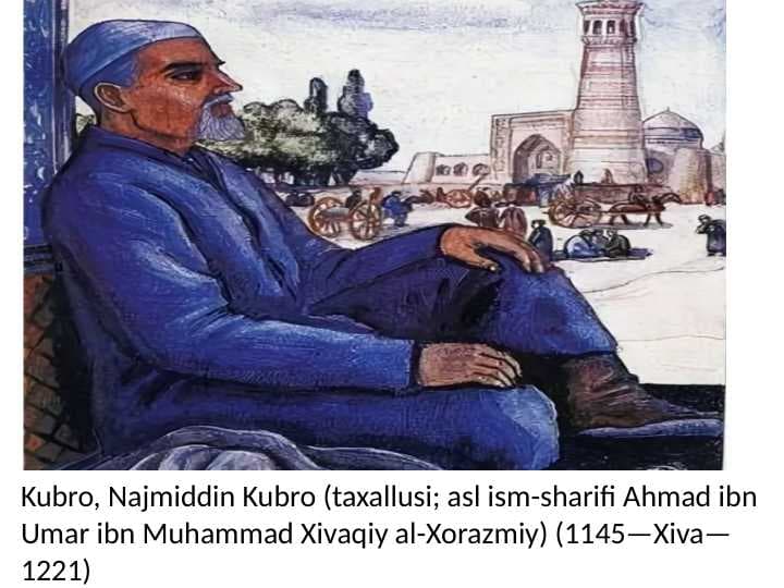 Najmiddin Kubro hayoti va ijodi