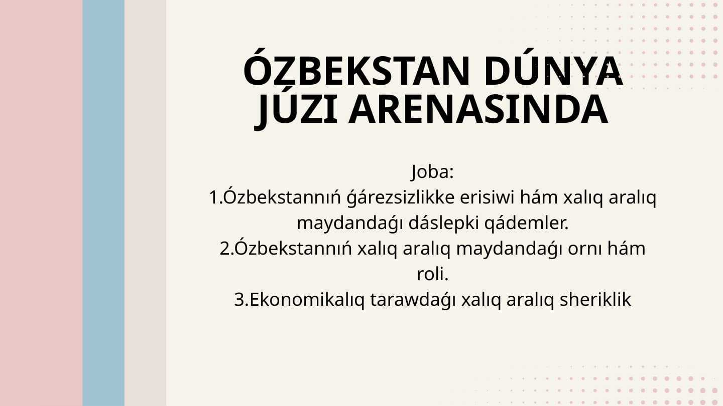 Ózbekstan dúnya júzi arenasinda