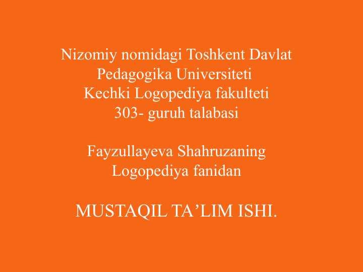 Duduqlanish
