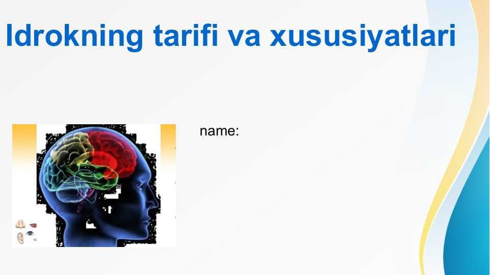 Idrokning tarifi va xususiyatlari