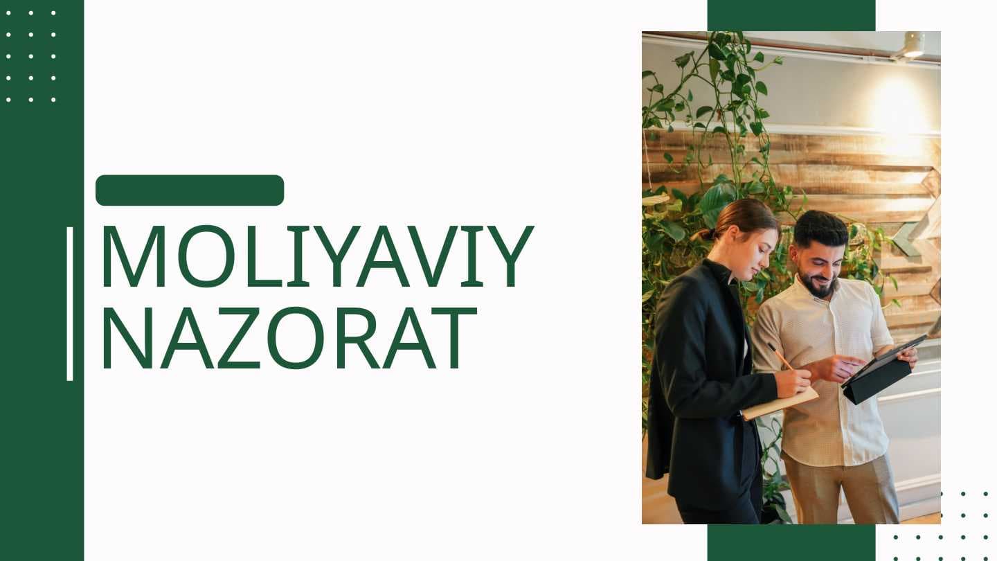 MOLIYAVIY NAZORAT