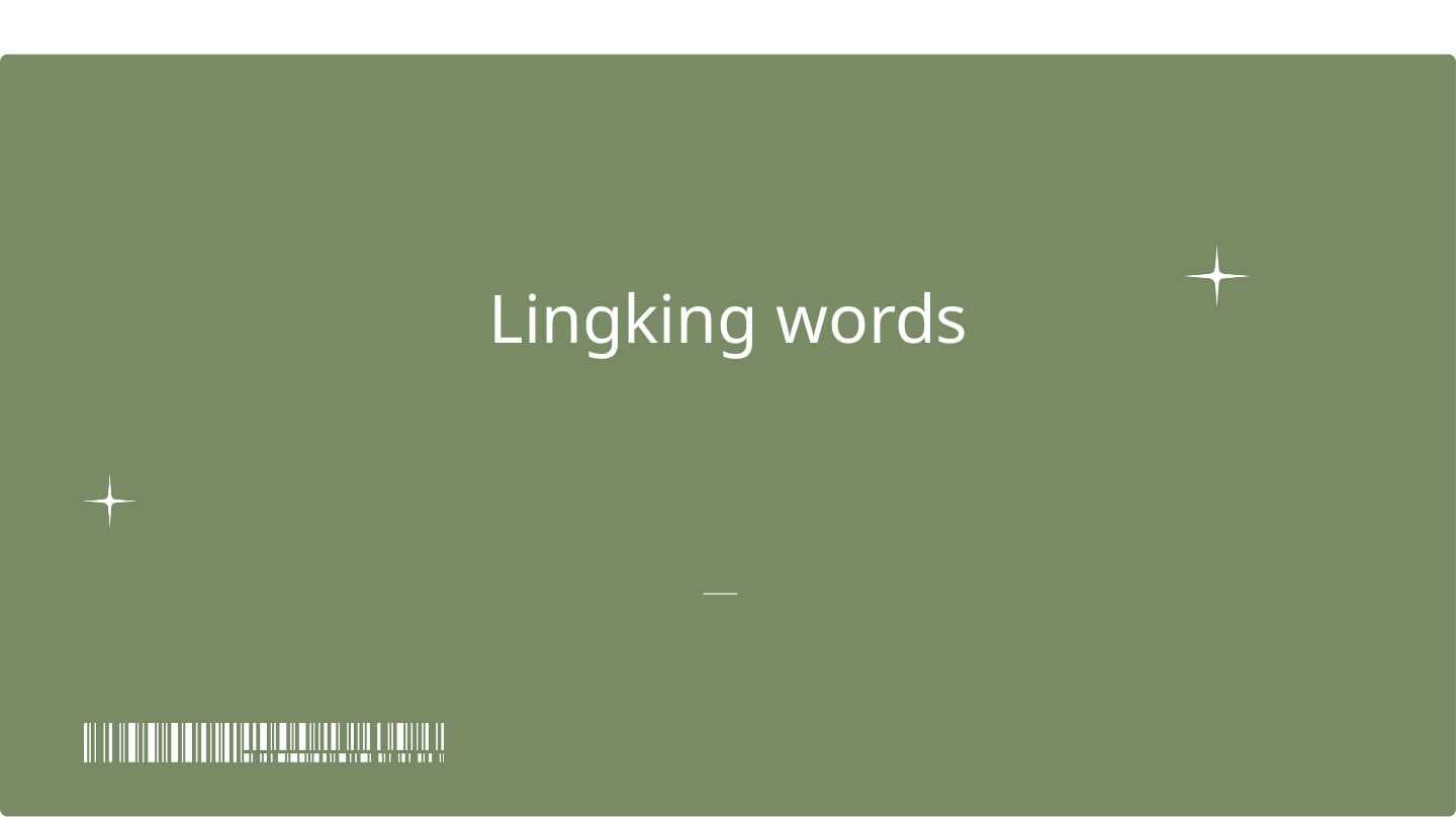 Lingking words
