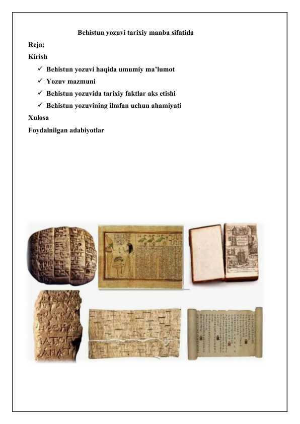 Behistun yozuvi tarixiy manba sifatida 25