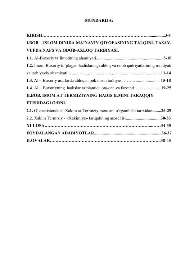 IMOM AL-BUXORIY VA AT-TERMIZIYNING XADIS ILMINI RIVOJLANTIRISHDAGI XIZMATLARI.docx