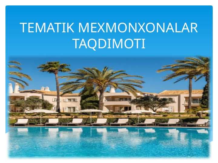 TEMATIK MEXMONXONALARTAQDIMOTI