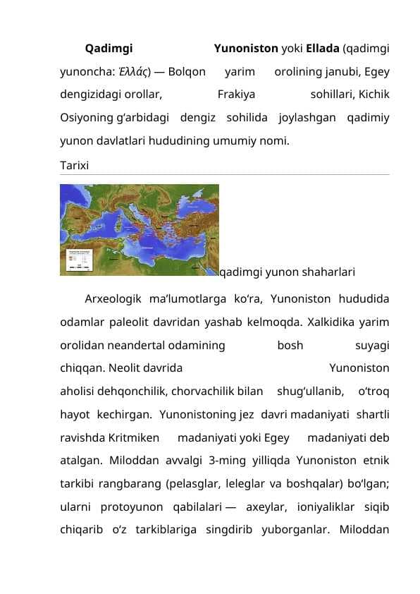 Qadimgi Yunoniston