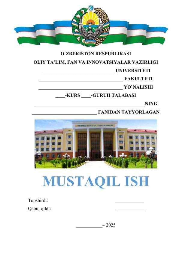 MUSTAQILLIK YILLARIDA O`ZBEKISTONDAGI MA`NAVIY VA MADANIY TARAQQIYOT.