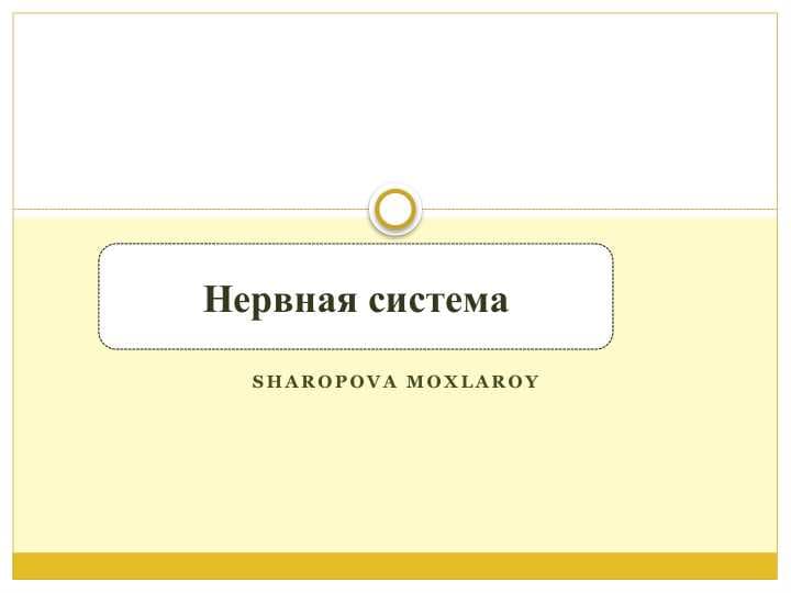 Нервная система