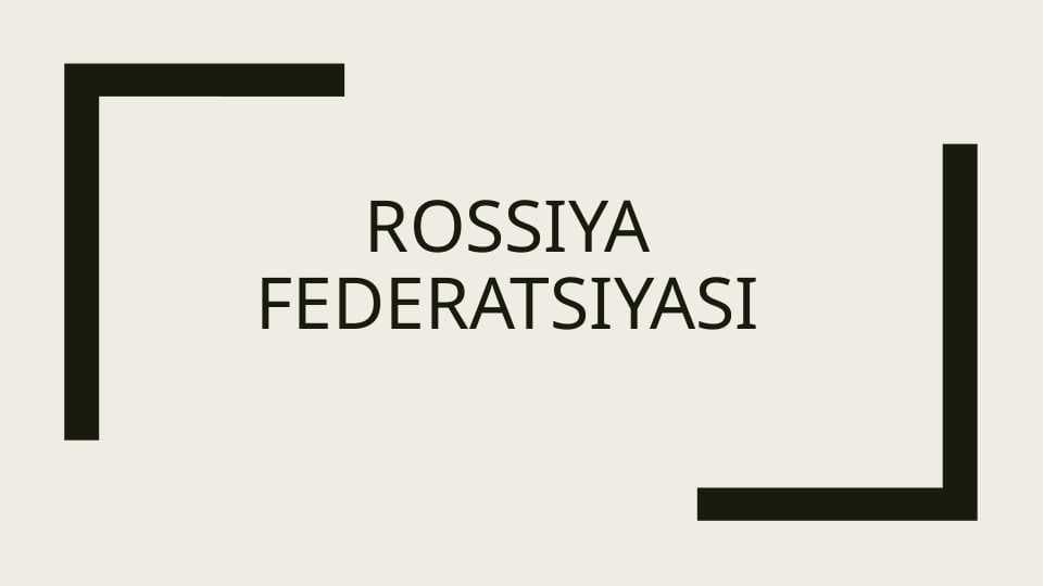 Rossiya davlati