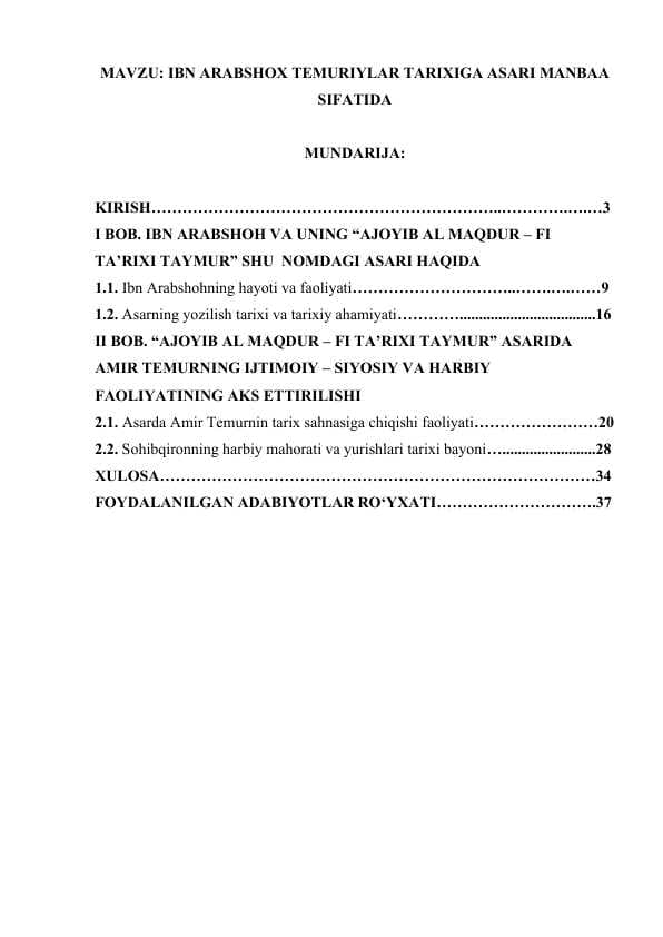 IBN ARABSHOX TEMURIYLAR TARIXIGA ASARI MANBAA SIFATIDA.docx