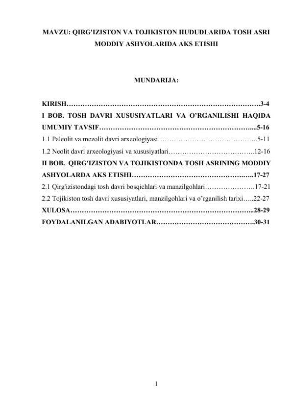 QIRG'IZISTON VA TOJIKISTON HUDUDLARIDA TOSH ASRI MODDIY ASHYOLARIDA AKS ETISHI.docx