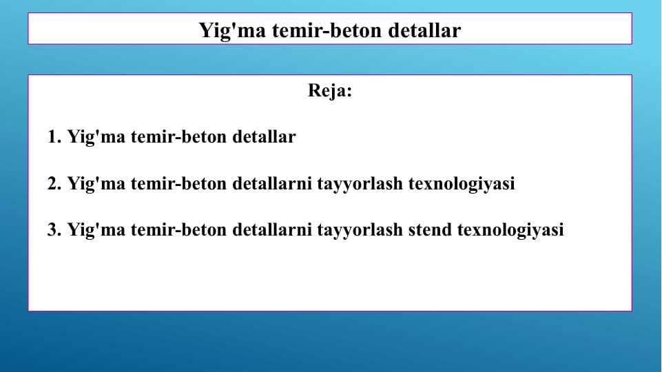 Yig'ma temir-beton detallar