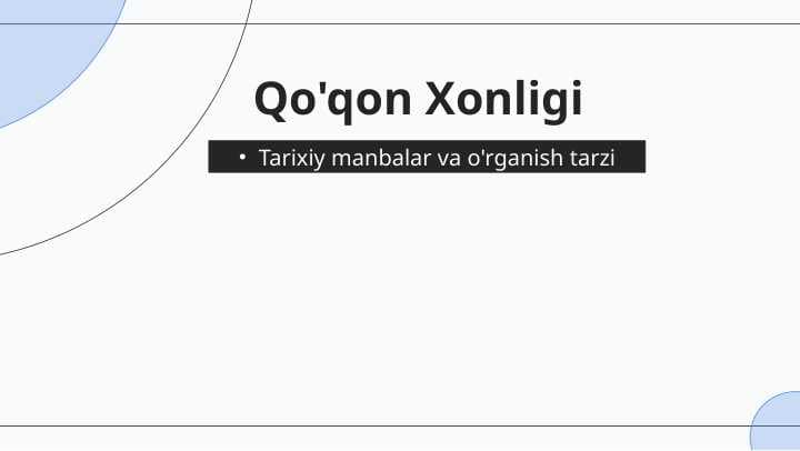 Qo'qon Xonligi