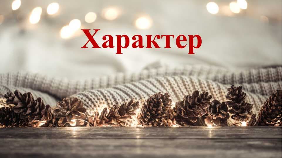 Характер