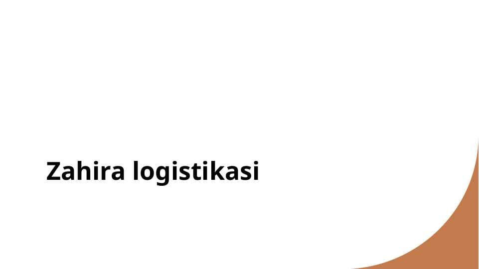 Zahira logistikasi