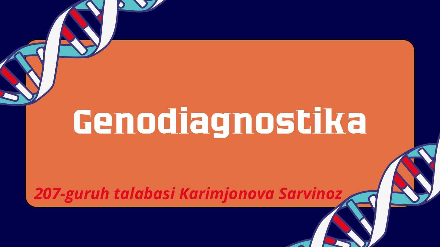 Genodiagnostika