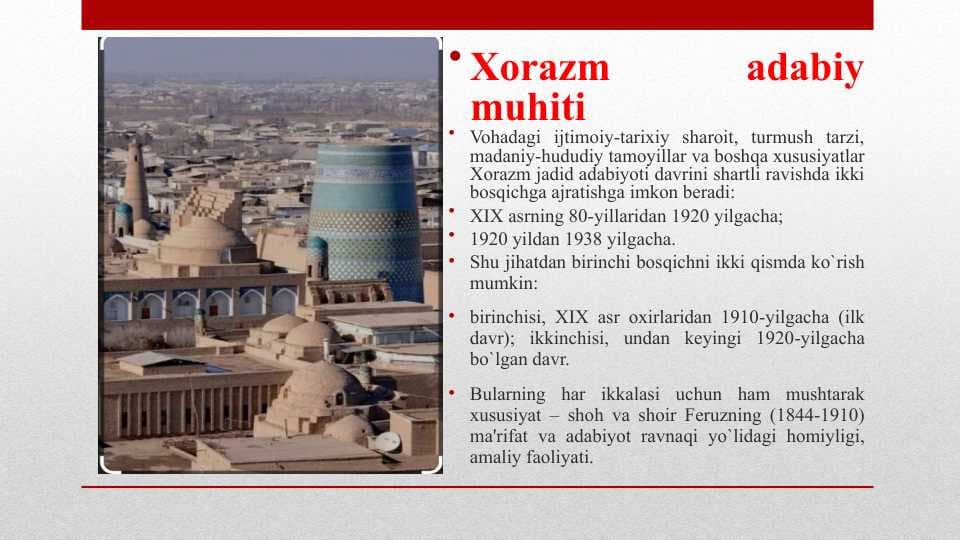 Komil Xorazmiy hayoti va ijodi .Salyd