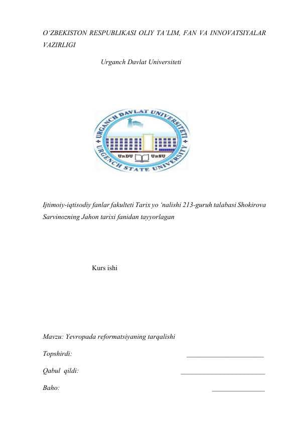 Yevropada reformatsiyaning tarqalishi