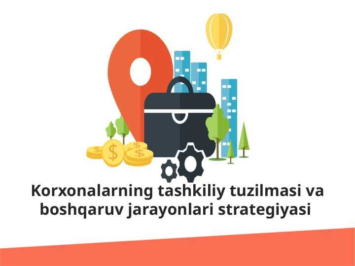 Korxonalarning tashkiliy tuzilmasi va boshqaruv jarayonlari strategiyasi