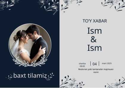 to'y xabar