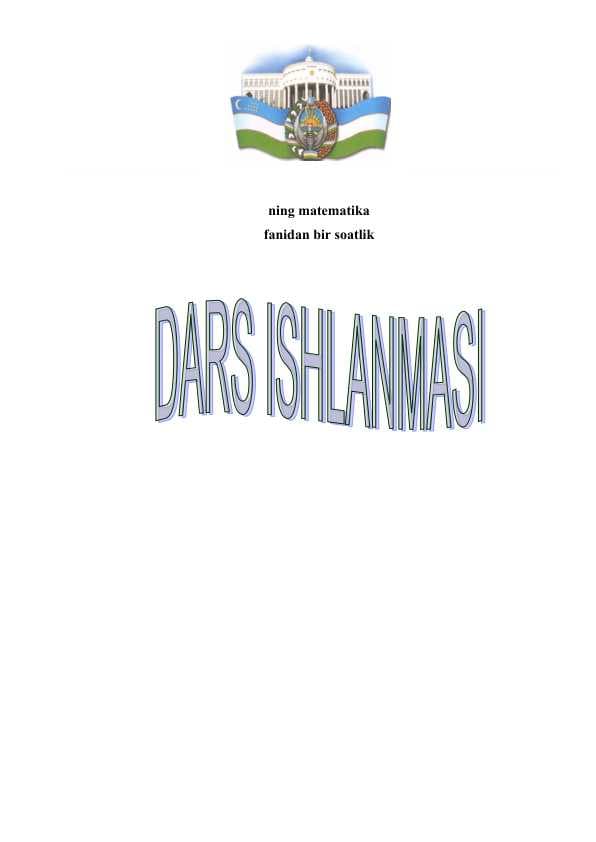 Boshlangʻich sinf o’quvchilariga murakkab masalalar yechishni o`rgatish usullari.doc