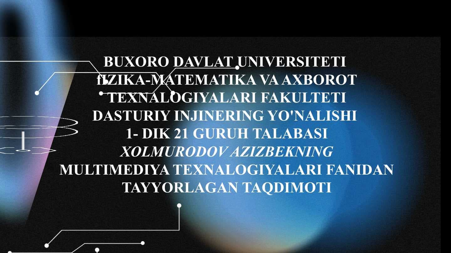 AutoPlay MediaStudio dasturi va uning imkonyatlari. AutoPlay MediaStudiodan foydalanib multimediali o’quv kurslari yaratish.
