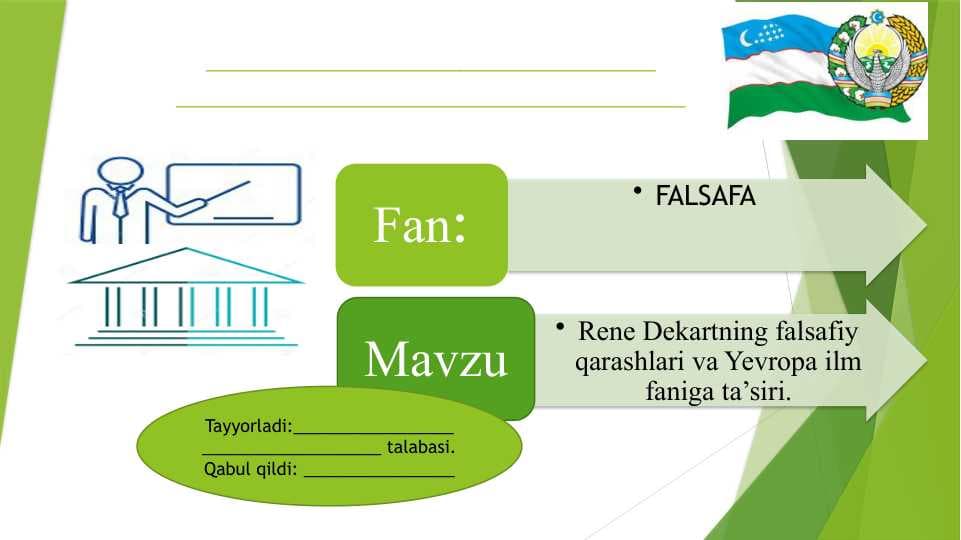 Rene Dekartning falsafiy qarashlari va Yevropa ilm faniga ta’siri