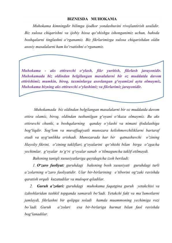 Yozma muloqot.