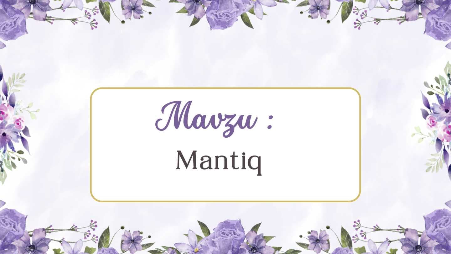 Mantiq ( falsafa )