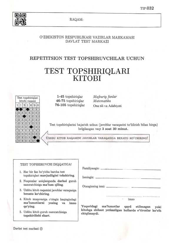 Matematika-Ona tili va adabiyoti