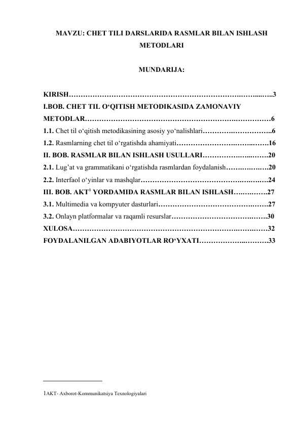 CHET TILI DARSLARIDA RASMLAR BILAN ISHLASH METODLARI.docx
