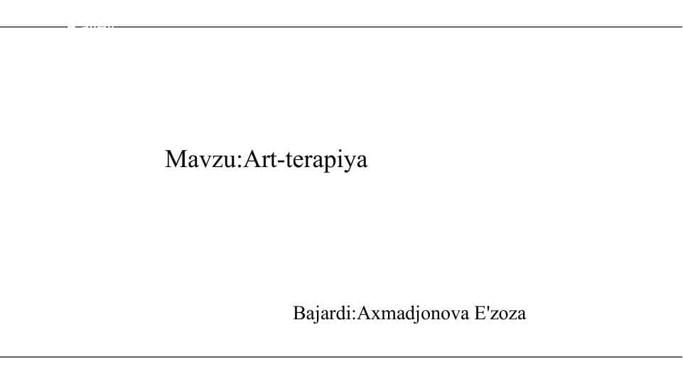 Art-terapiya slayd               Artterapiya  slayd   30 bet