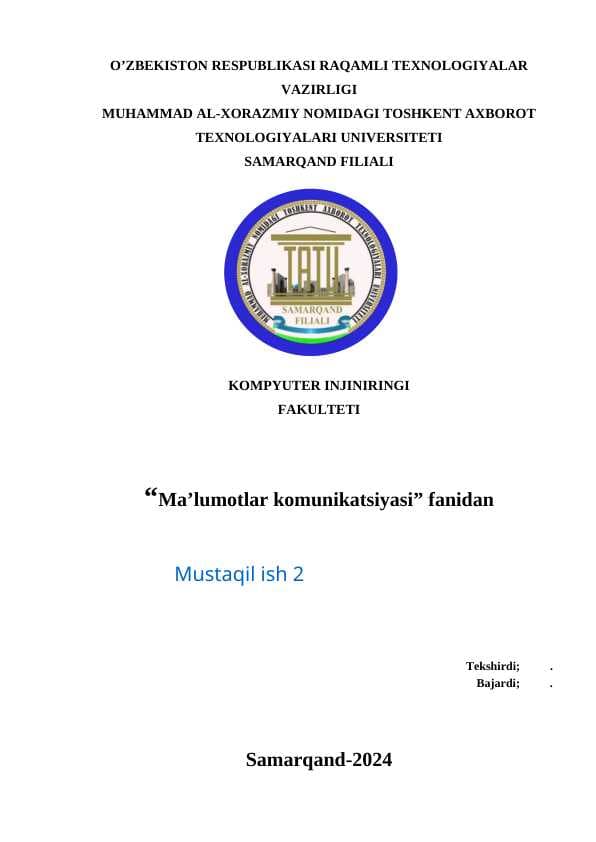 Marshrutlash protokollarining qiyosiy tahlili.