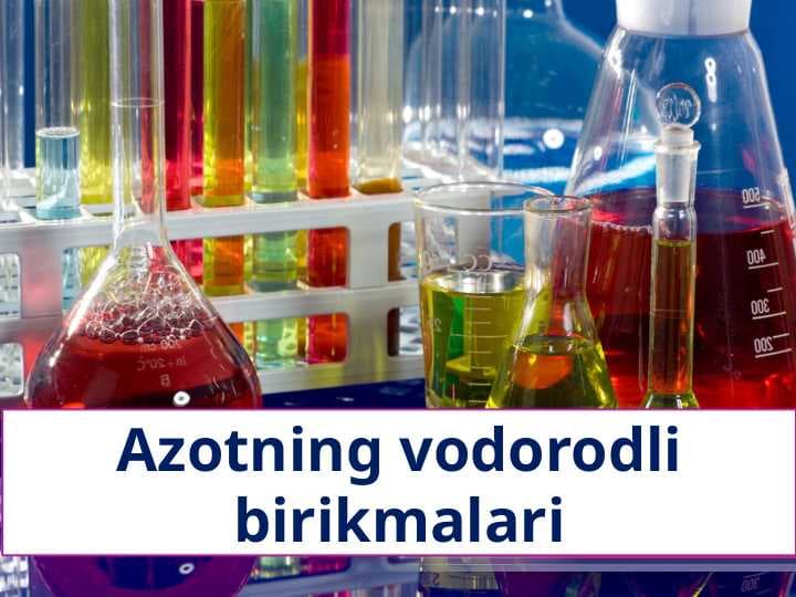 Azotning vodorodli birikmalari