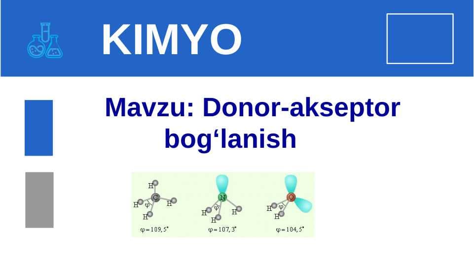 Donor-akseptor bog‘lanish