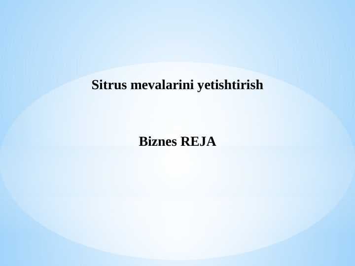 Sitrus mevalarini yetishtirish
