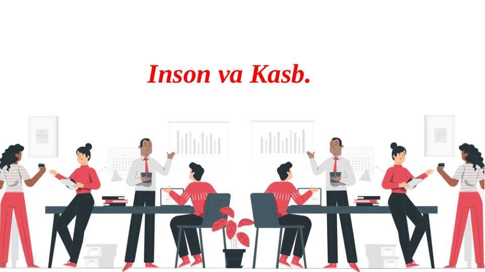 Inson va Kasb.