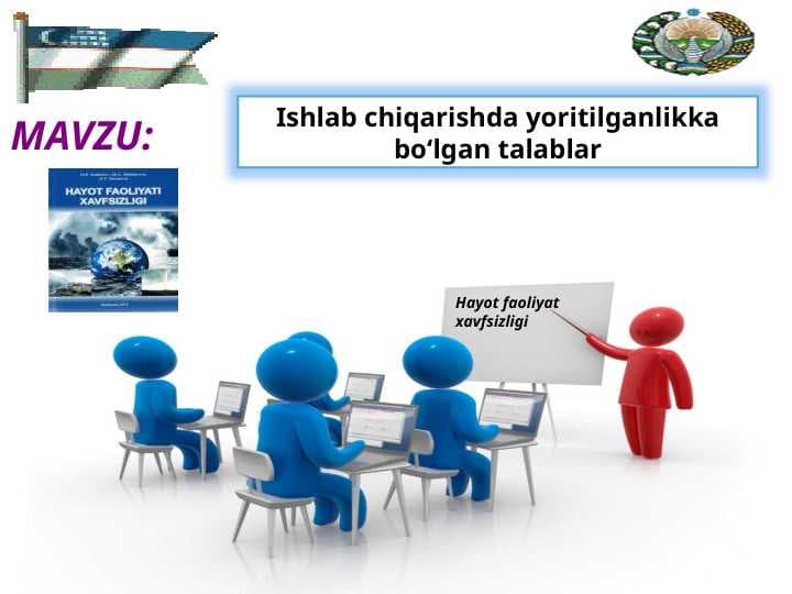 Ishlab chiqarishda yoritilganlikka bo‘lgan talablar