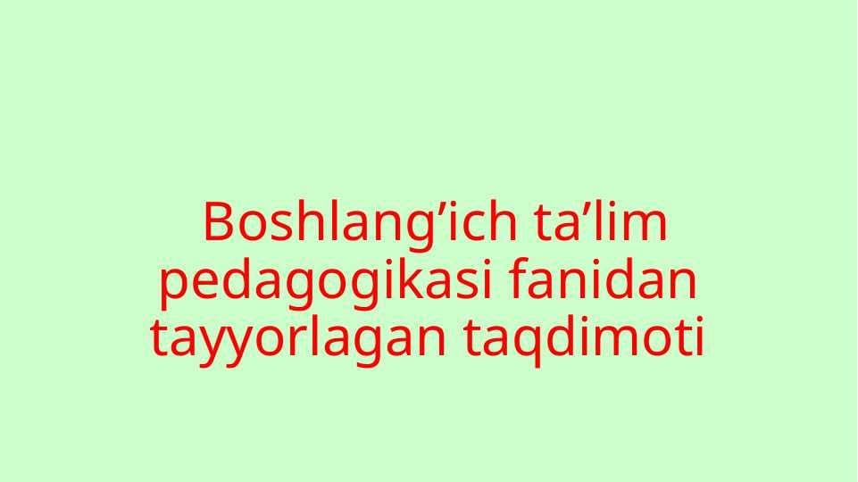 Fuqarolik tarbiyasi.O’quvchilarning yuksak ma’naviy-axloqiy tarbiyasi.