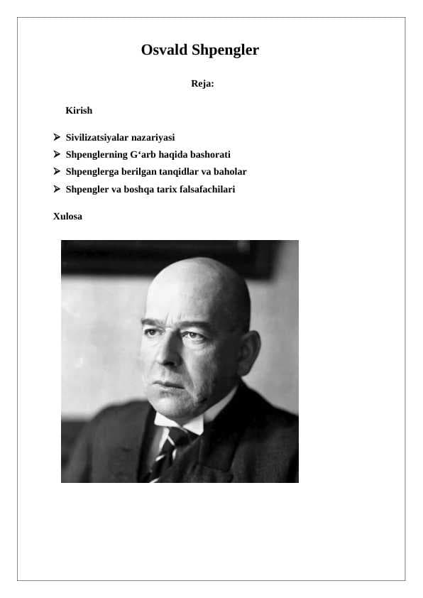Osvald Shpengler