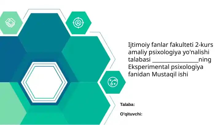 Idrok rivojlanishining yoshga bog‘liq xususiyatlari