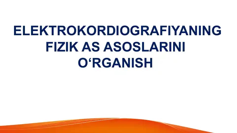 Elektrokardiografiya (EKG)