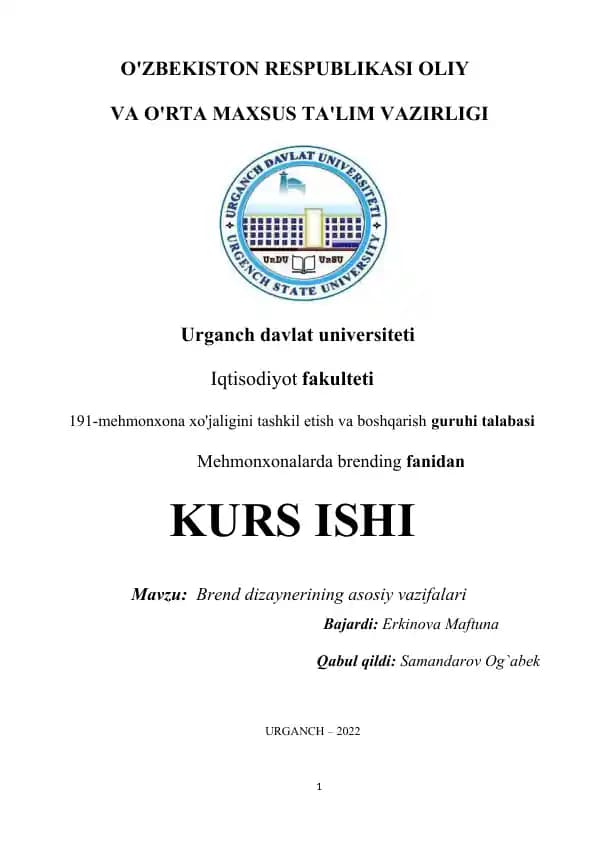 Brend dizaynerining asosiy vazifalari