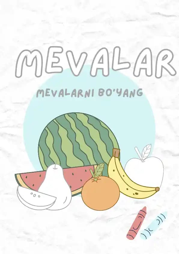 Mevalarni bo'yash