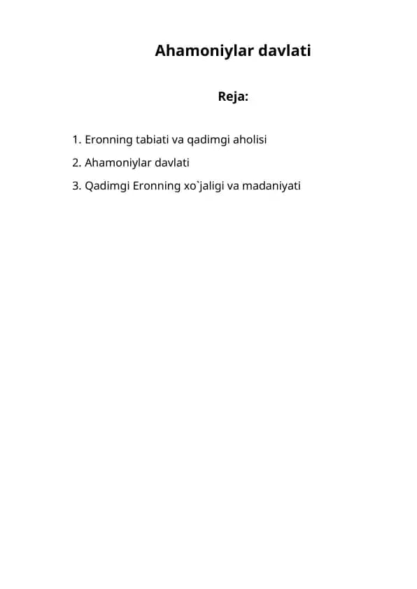 Ahmoniylar davlati