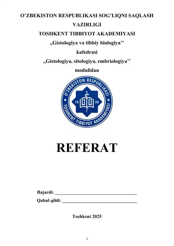 Nerv sistemasi. Referat 20 bet.