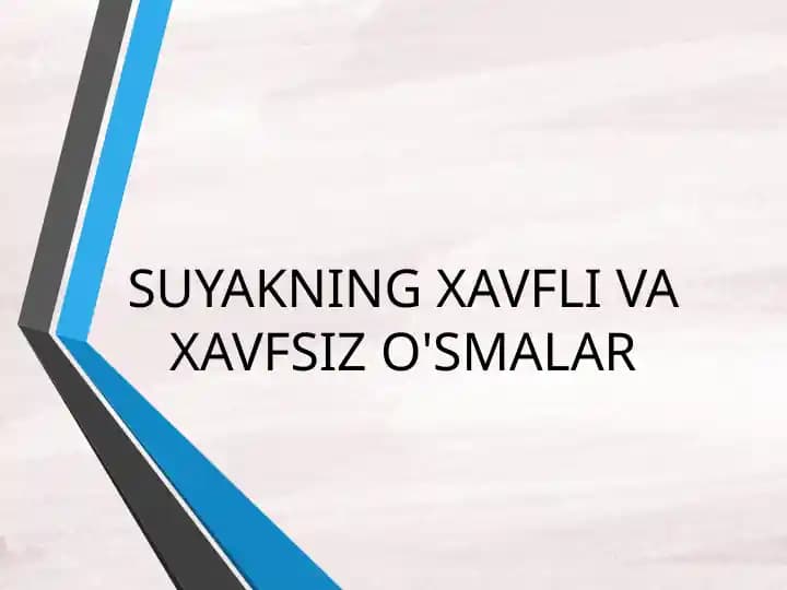 Suyakning xavfli va xavfsiz o'smalar