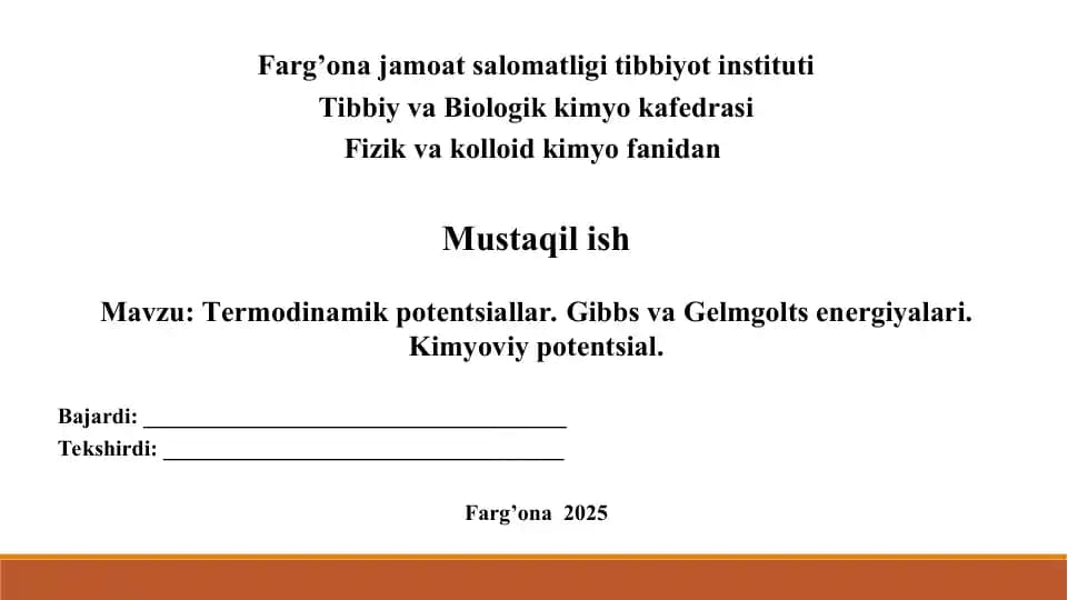 3. Bir komponеntli sistеmalar (oltingugurt) uchun holat diagrammasi.  Taqdimot 10 bet.